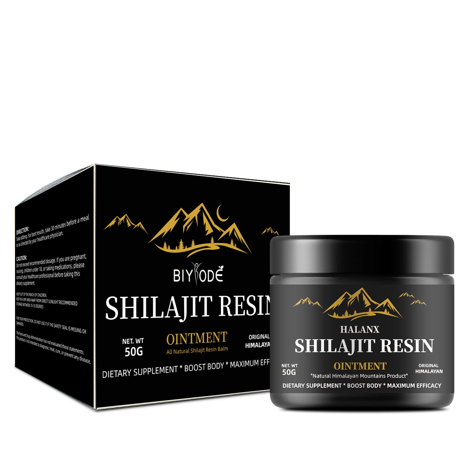 Pure Himalayan Shilajit Resin - Natural Energy Booster &amp; Anti-Aging Supplement