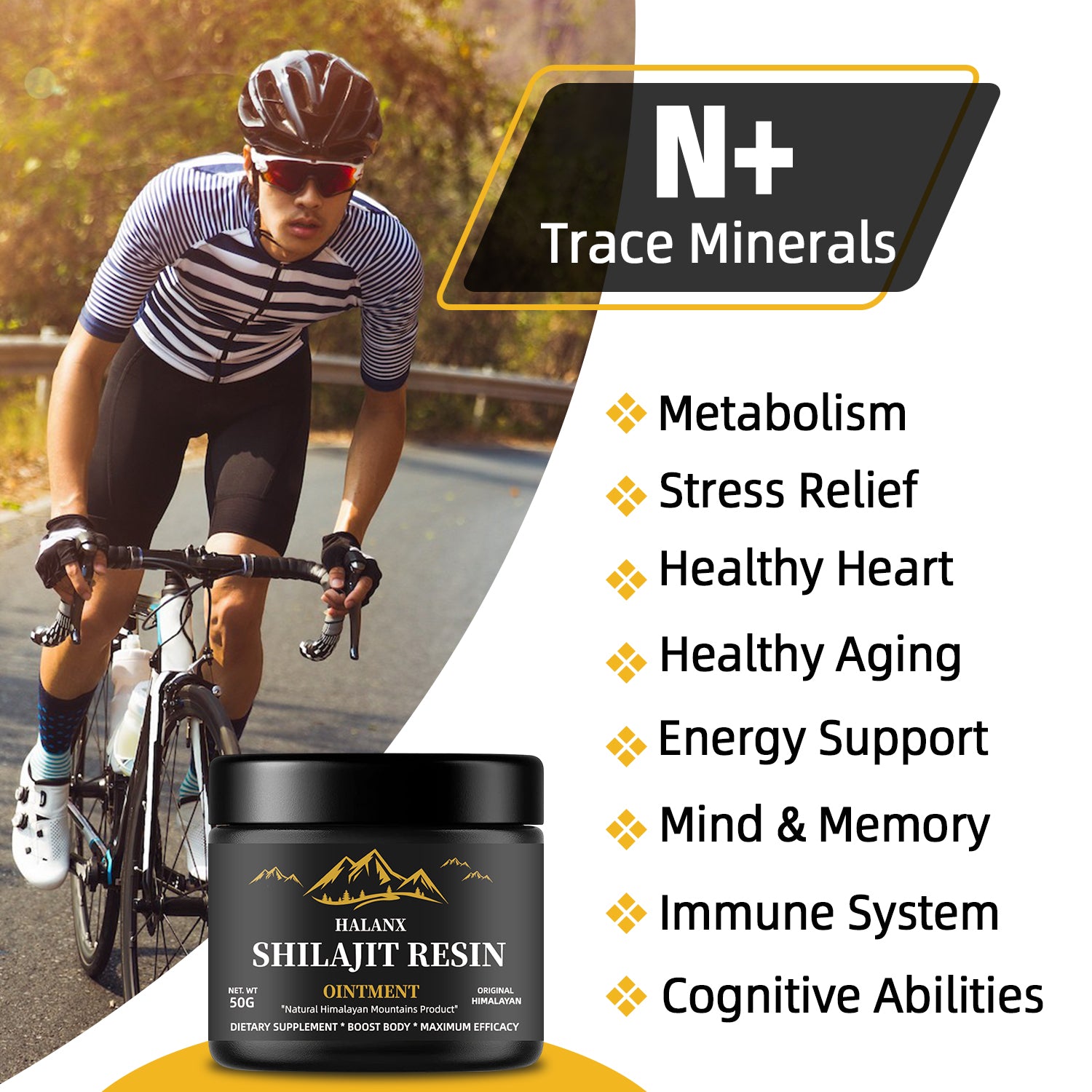 Pure Himalayan Shilajit Resin - Natural Energy Booster &amp; Anti-Aging Supplement